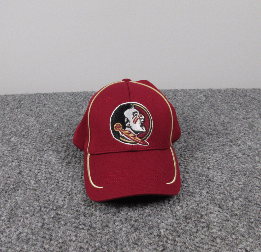 Florida State Seminoles Hat Cap Mens One Size Red Embroidered Adjustable Back